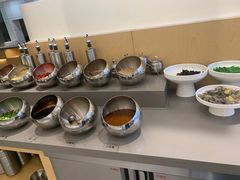 自助调料区-晓沸牛肉海鲜小火锅(白湖亭万达广场店)