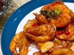 椒麻豉油虾-小船渔村•大连菜•大连焖鱼(黄河路店)