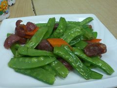 荷兰豆腊肉-做了不起的80后