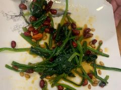 果仁菠菜-金豆角砂锅焖面(安贞店)