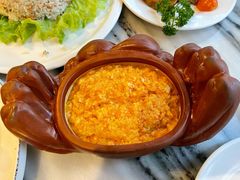 清炒蟹粉-功德林(南京西路店)