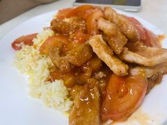 番茄猪扒饭-好好滋味茶餐厅