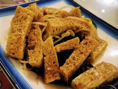 菠菜豆芽拌面筋-新疆红柳花餐厅(新洲店)