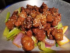 蒜香蜜汁排骨-绿茶餐厅(乐峰广场店)