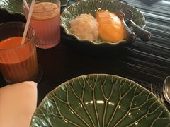 芒果糯米饭-曼谷君悦泰餐厅Erawan Tea Room(四面佛中心店)