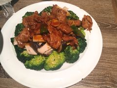 西兰花双菇炒牛肉-茉莉餐厅(包河万达店)