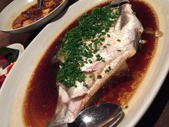 葱油野生鳊鱼-湖滨28中餐厅·西湖宴·杭州君悦酒店