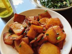 小葱农家土豆-芦茨金富饭庄·25年老字号·专做稻草鸡