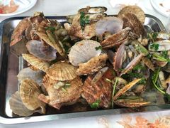 蒜香味的海三宝-北戴河庆山饭店·海鲜砂锅粥(北戴河黑石路店)