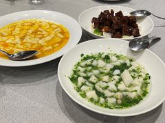 荠菜山药煨虾仁-老正兴菜馆(福州路店)