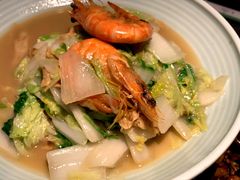 邬山腐皮杭白菜-老头儿油爆虾(星光一期店)