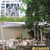 向日葵在成都｜广场上喷泉旁日落里的浪漫约会餐厅⛲️