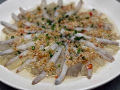 手撕茄子蒸沙虫-聚福宝合苑食府(南头镇店)