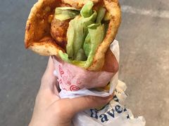 -小红车炸蛋葱油饼