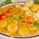 专治没胃口的咖喱海鲜面，好吃到舔盘！🍜