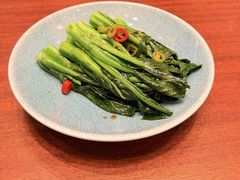 白灼菜心-明阁 Ming Court(广州朗豪酒店)