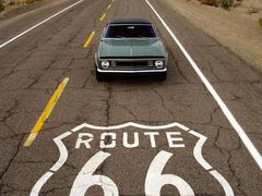 -66号公路起点牌