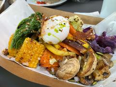 烤时令蔬菜配低温蛋-Cooking Man(中懋天地店)