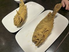 麻香爆煎黄鱼-老牌坊鲁菜名店(聊城美食岛店)