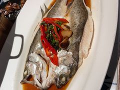 葱椒鲈鱼-绿茶餐厅(布吉万象汇店)