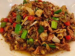 白辣椒炒鸡胗-翠清酒家(万丰路店)