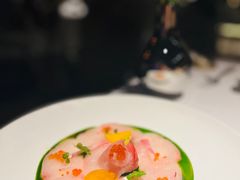 大竹夹鱼鱼生薄片-Oyster Talks 四度蚝法餐厅