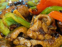 豉椒炒花鳝片-天宝食坊·啫啫煲大排档(西华路店)