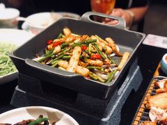 爆炒鱿鱼须-老头儿油爆虾·知味杭州(爱琴海购物中心)