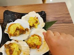 芝士焗扇贝-红叶日料·放题·海胆·定食(星海店)