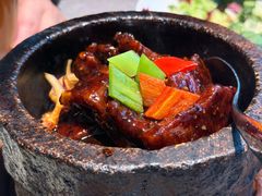 石锅黑椒煎炒牛仔骨-蟹榭·本帮江浙菜·蟹宴(五角场合生汇商场店)