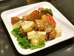 菠萝油条虾-鹿港小镇(黄金店)