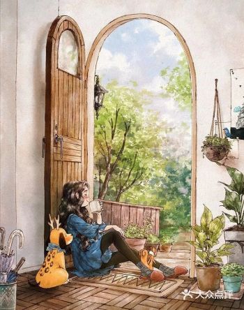 他的画风堪比宫崎骏，将唯美发挥之极限～