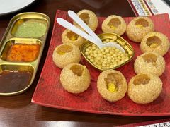 网红脆球饼-食彩美印度特色美食餐厅·印度料理