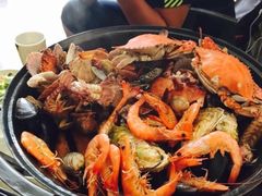 大锅蒸海鲜-大锅强·蒸海鲜青岛菜(吾悦广场店)