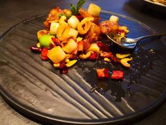 腰果宫保大虾球-莲·中餐厅(成都首座万豪酒店)