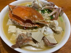 海蟹烧豆腐-温州一家人美食(西木头市店)