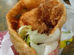 -小红车炸蛋葱油饼