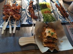 烤羊肉串-探鱼·鲜青椒爽麻烤鱼(广州欣荣广场店)