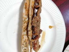 -老红桥炸灌肠牛肚锅烧烤(定福庄店)
