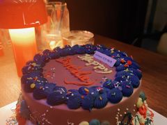 一周年纪念日手绘动物奶油蛋糕-艾加柒克蛋糕茶歇甜品台(春熙路店)