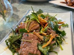 芥末牛肉鱿鱼-花城苑广府菜(侨鑫店)