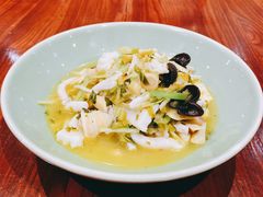 雪菜冬笋炒目鱼-虎哥私房菜(馒头山店)