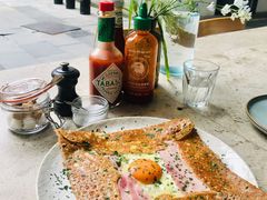 巴黎火腿鸡蛋芝士蘑菇可丽饼-RAC BAR(安福路店)