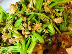 豆豉炒有机花菜-日丰园海肠水饺·老字号大连海鲜(和平广场店)