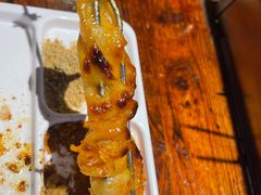 五香鸡皮-三个蒙古大叔羊肉串(大宁店)