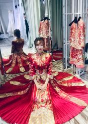 龙凤褂-韩国天使嫁衣婚纱礼服馆(上海旗舰店)