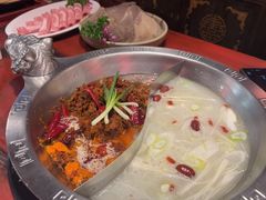 鸳鸯骨汤锅-袁老四重庆老火锅(桐梓坡店)