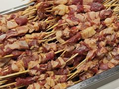 -山野的朋友露营炭火烤肉