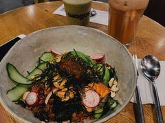 日式煎三文鱼饭-Wagas沃歌斯(太古汇店)