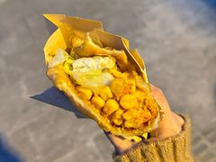 -小红车炸蛋葱油饼